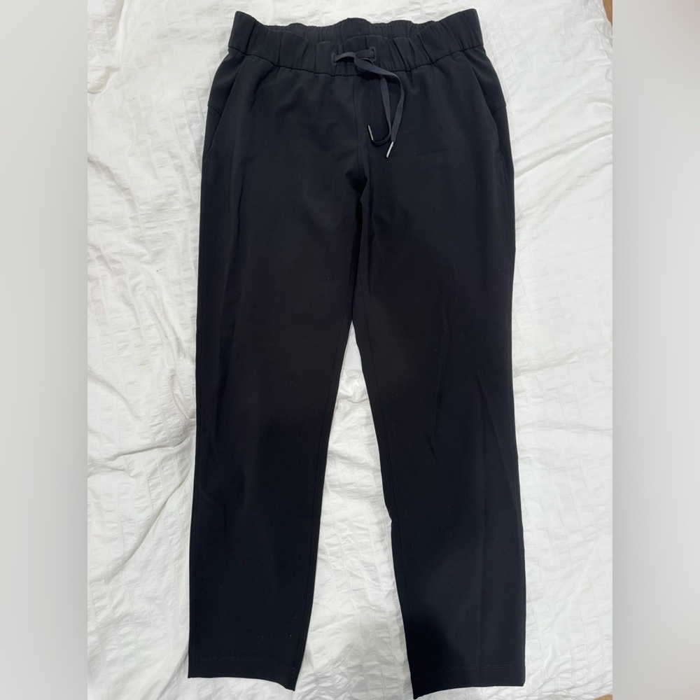 Women’s black Lululemon joggers